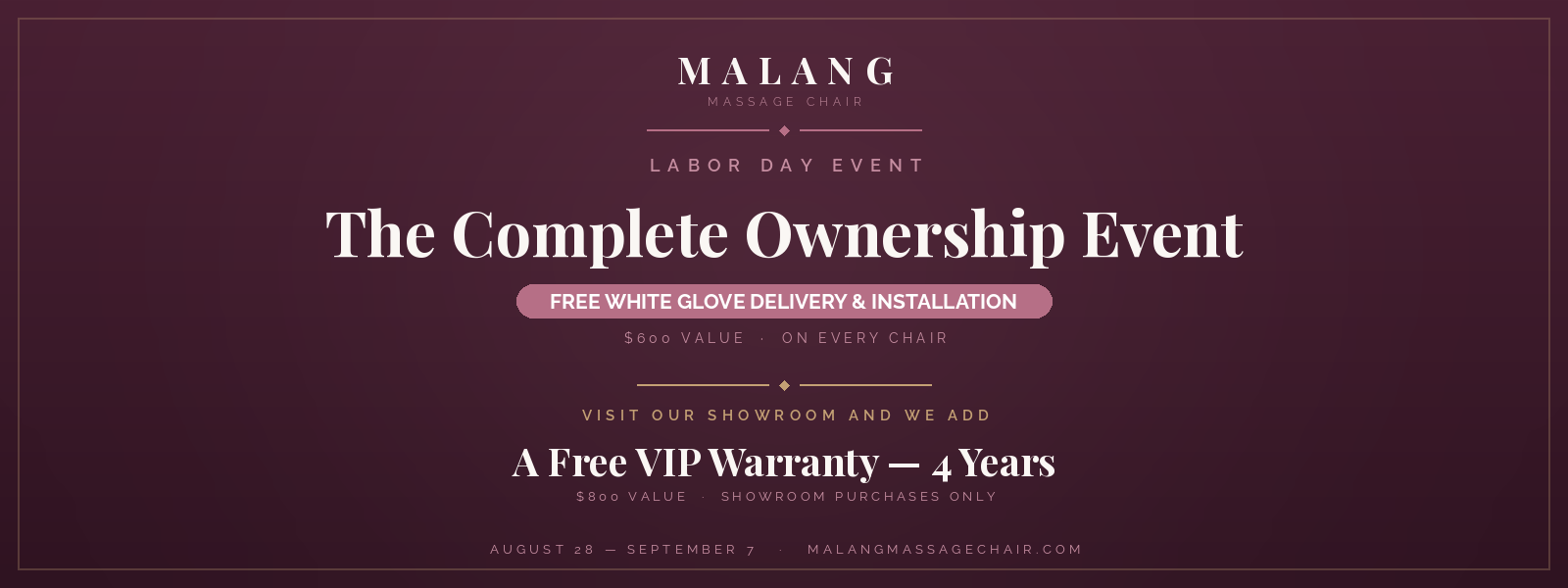 MALANG Labor Day Event